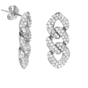 Sterling Silver Chain Earrings